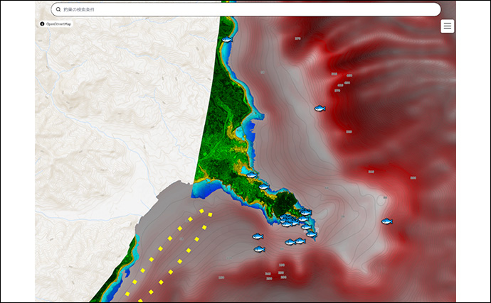 「海底の起伏を狙うと魚が釣れる！」 ボートアマダイ釣りで地形釣りが的中