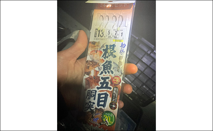 根掛かり恐れず攻めれば23cm良型カサゴと対面【三重】胴突き仕掛けにヒット