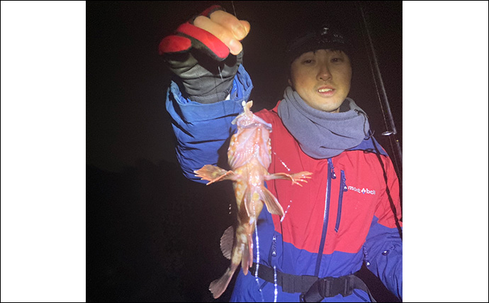 根掛かり恐れず攻めれば23cm良型カサゴと対面【三重】胴突き仕掛けにヒット