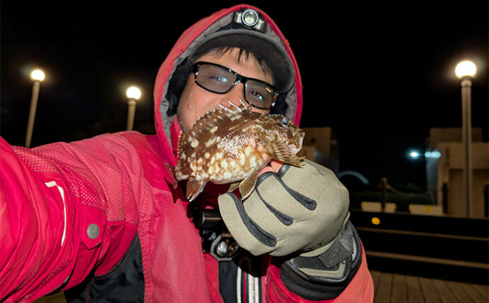 「シーバス狙いから一転！」チョイ投げ釣りでカサゴ連発【愛知・碧南ボードウォーク】