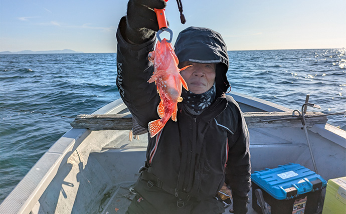 鳥羽沖のタイラバで45cm級マダイ手中【三重】渋い状況を粘りの釣りで攻略