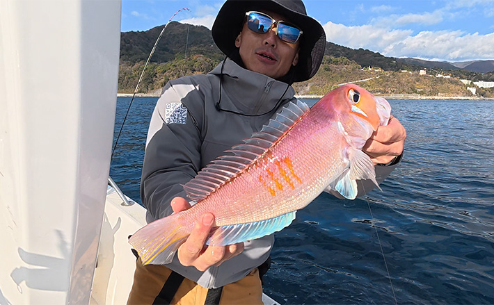 海底の起伏を狙うと魚が釣れる！」 ボートアマダイ釣りで地形釣りが的