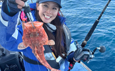 「冬でも釣りに行くのには訳があった？」厳寒期の高級美味食材『オニカサゴ…