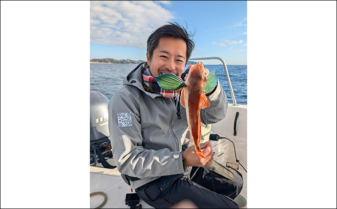 「海底の起伏を狙うと魚が釣れる！」 ボートアマダイ釣りで地形釣りが的中