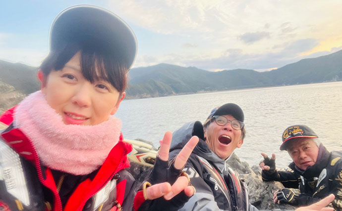 釣りエサメーカー主催のフカセ釣り大会で45cmクロ登場【大分】50名以上が参加し大盛況