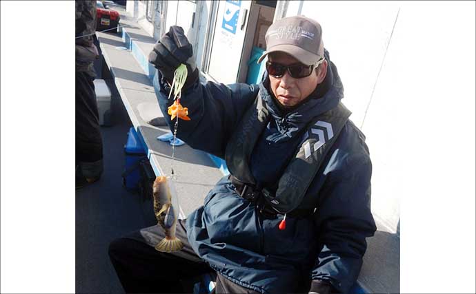 カットウ釣りで良型ヒガンフグとコモンフグ合計7匹手中！【愛知・師崎沖】トルクある引きを堪能