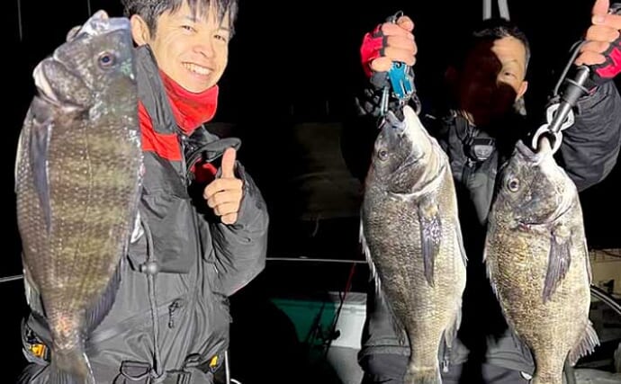 注目のチヌジギ＆チヌキャスでクロダイが好調！【沖のルアー釣果速報・愛知】