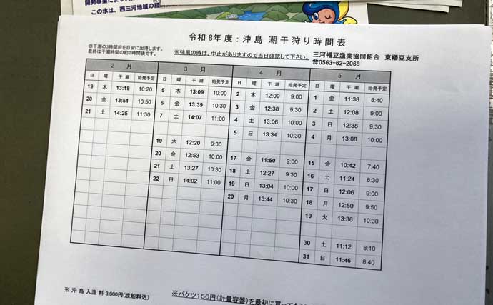 最低気温0度の中でもアサリを続々発見！ 無人島での潮干狩りで6kgと好スタート
