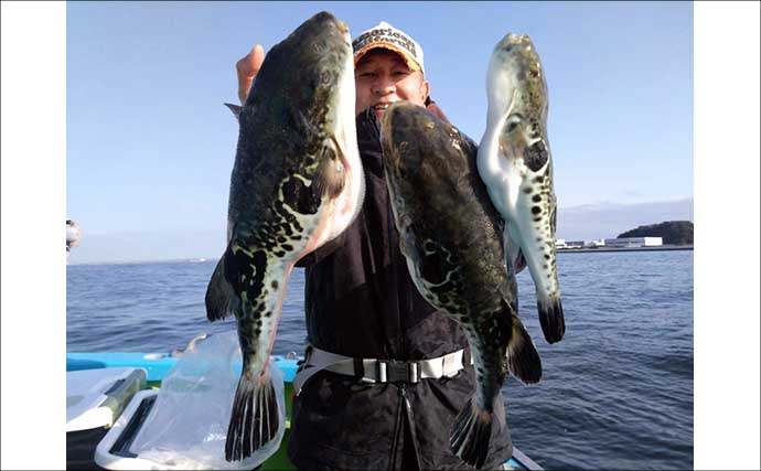 大人気『トラフグ』を船中全員キャッチ！ 関東エリアの【船釣り特選釣果】