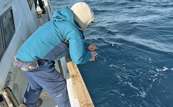 タイラバゲームで本命マダイ不発もブリとレンコダイをキャッチ【三重】