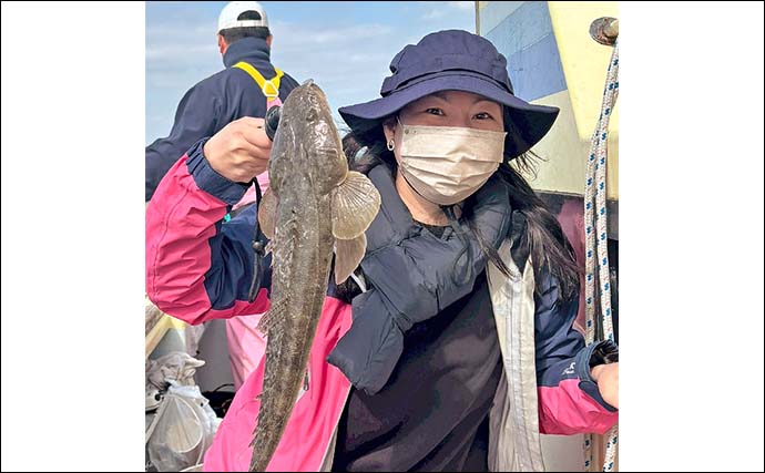 東京湾マゴチ船で竿頭ゲット！【新明丸】同行者も全員安打達成と好調