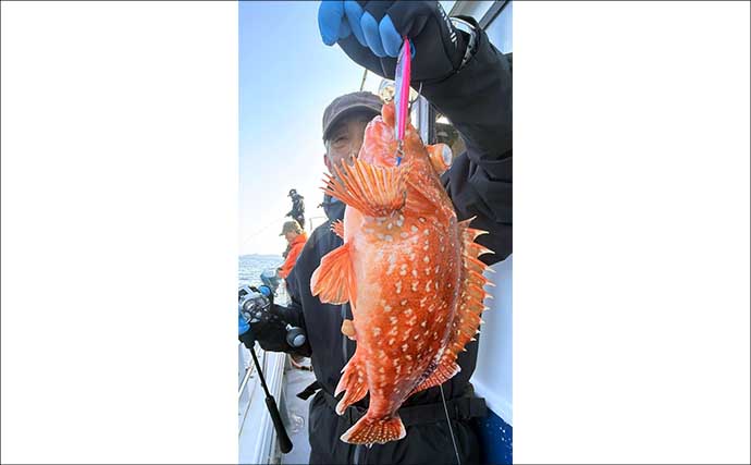 沖のキャスティングゲームでメタボサワラ連発！全員安打のチャンスあり【三重】