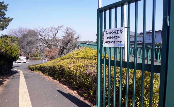 『多摩湖駅前フィッシングエリア』で気軽な電車釣行　日が落ち始めたら蛍光カラーが◎