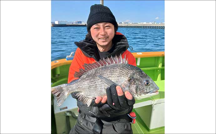 東京湾の半日LTアジ釣りでトップ26尾【進丸】ゲストにイシモチにクロダイが顔出し