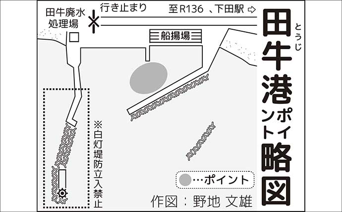 漁港でのチョイ投げ釣りでシロギス7尾【静岡・南伊豆】外海の荒れ模様が奏功か？