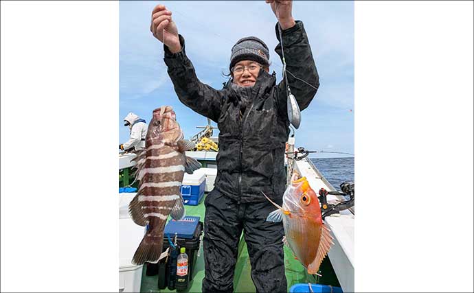 良型チカメキントキでクーラー満タン！沖五目釣りが好調キープ【船釣り最新情報・福岡】