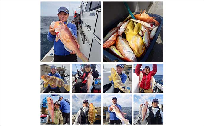 良型チカメキントキでクーラー満タン！沖五目釣りが好調キープ【船釣り最新情報・福岡】