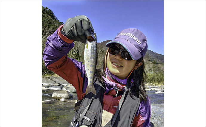 渓流エサ釣りで29.5cm「泣き尺」ヤマメと対面【熊本】解禁日釣行で手中