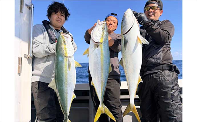 ジギングで極太のブリが続々ヒット！ 関西エリアの【船釣り特選釣果】