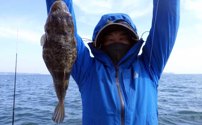 中深海釣りでオニカサゴ・ウッカリカサゴ・トラフグなど良型中心に好ヒット【愛知】