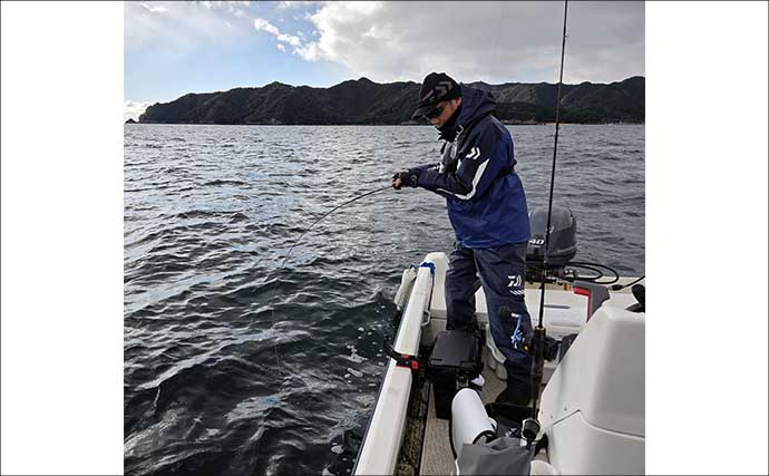 レンタルボートでのタイラバ釣行で多彩魚種顔見せ【三重】シロアマダイは不発