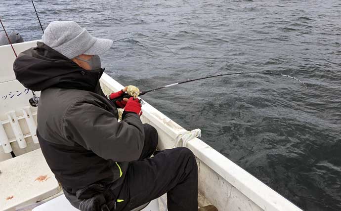 レンタルボートでのタイラバ釣行で多彩魚種顔見せ【三重】シロアマダイは不発