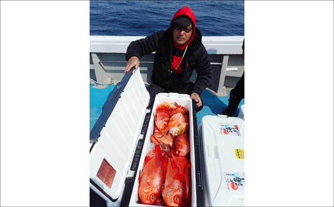 沖五目釣りで美味魚続々！良型アマダイにレンコダイにタカバ【船釣り釣果速報・福岡】
