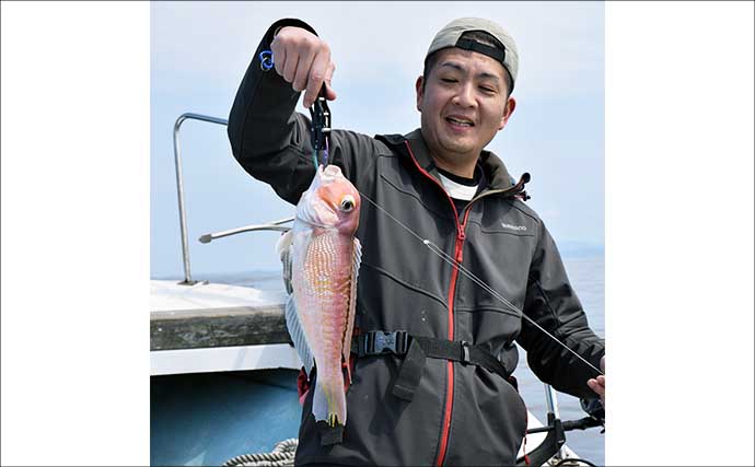 沖五目釣りで美味魚続々！良型アマダイにレンコダイにタカバ【船釣り釣果速報・福岡】