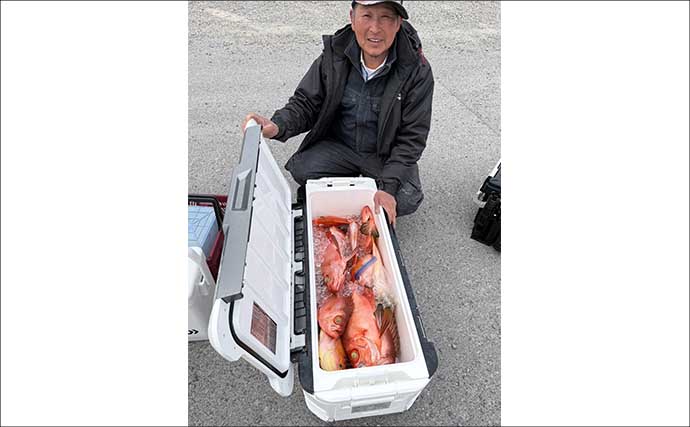 沖五目釣りで美味魚続々！良型アマダイにレンコダイにタカバ【船釣り釣果速報・福岡】