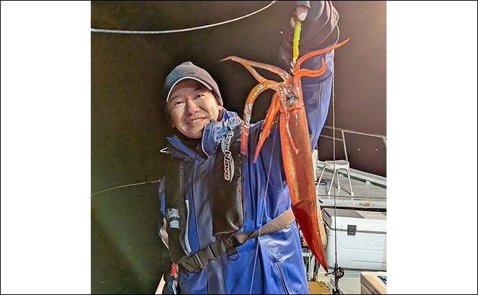 「ツツイカ3種そろい踏み！」イカメタルゲームでヤリイカ・アカイカ・スルメイカ手中【三重・錦沖】