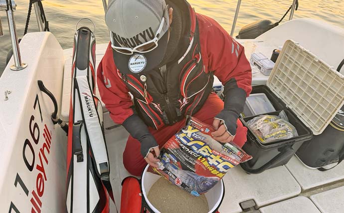 ボートからウキダンゴ釣りで51cm頭に良型クロダイ9匹！【愛知】温排水ポイント狙い撃ち