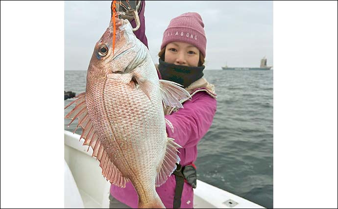 タイラバ＆SLJのオフショアルアー釣行でマダイにイトヨリなど多彩釣果【福岡・MOANA】