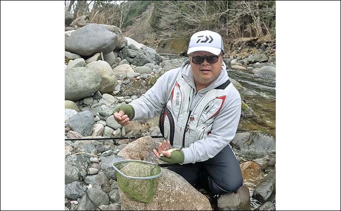 「解禁1ヶ月後の本流でも釣れる？」吉田川の渓流エサ釣りでまさかのアマゴ連発