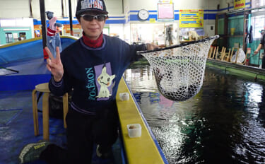 「屋内釣り堀は荒天時の強い味方！」 つり堀太郎でコイ釣りを満喫【千葉】