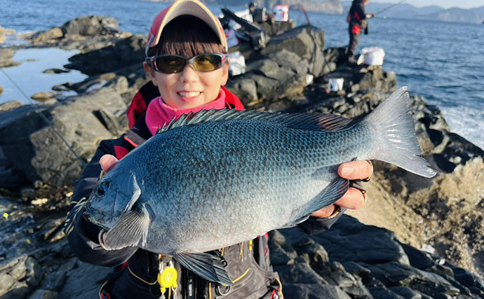 「良型クロは簡単じゃない！」磯フカセ釣りで重量級ヒットが連発【宮崎】