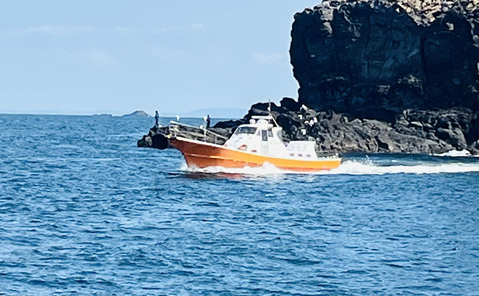 磯フカセ釣りで40cm超えグレ続々！【的山大島・長崎】好ゲストにイサキも登場