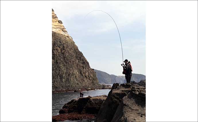 「南伊豆は魚影の濃さ抜群！」沖磯フカセ釣りで35cm級メジナを連打【静岡】