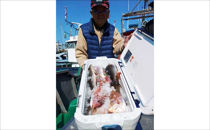 沖五目釣りでチカメキントキやアマダイなど多彩な美味魚が好反応【船釣り最新釣果16選】