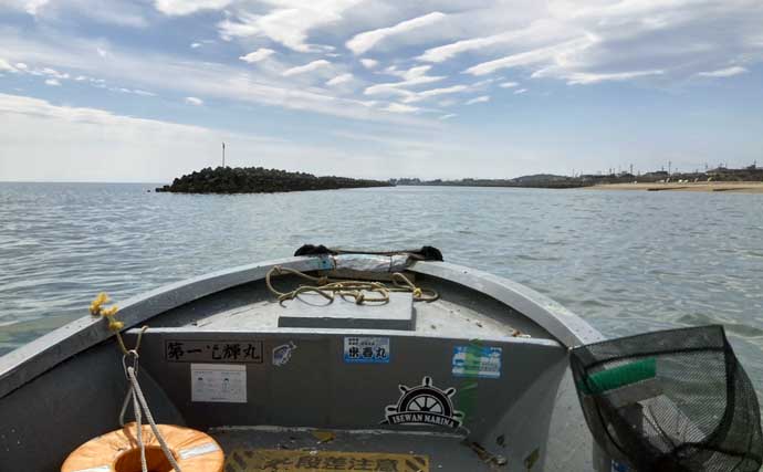 船での「ワカメ狩り」体験が面白い＆美味しい！　箕田消波ブロック帯で旬のワカメをGET