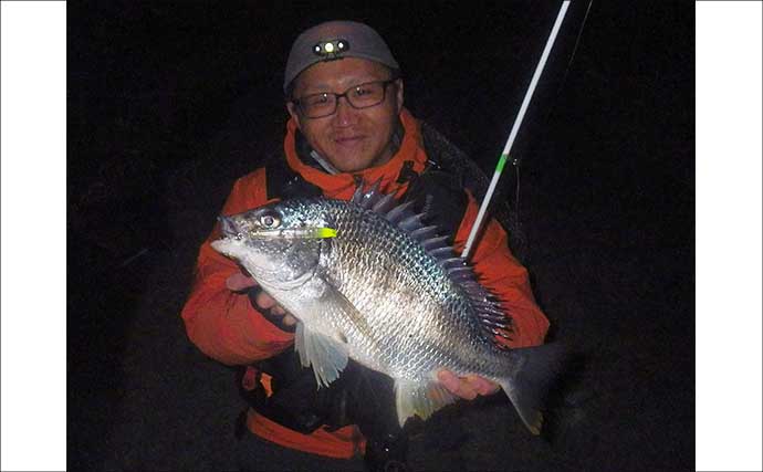 バチ抜けシーズンの名古屋港でシーバス・クロダイ・キビレが好反応！