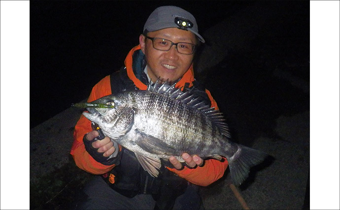 バチ抜けシーズンの名古屋港でシーバス・クロダイ・キビレが好反応！