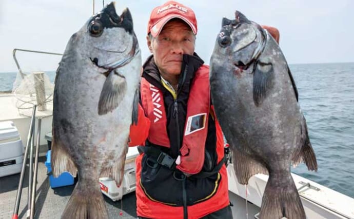 良型イシダイが好ヒット！ゲスト交じりに石鯛五目便が好調【船釣り最新情報４選・大分／熊本】