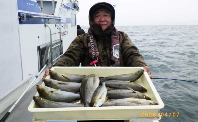 最大42cm！ジャンボイサキが荒食い！【船のエサ釣り釣果速報9選・愛知】