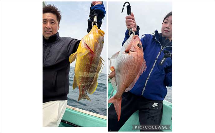 玄界灘で良型マダイが続々ヒット中！【タイラバ釣果速報6選・福岡】