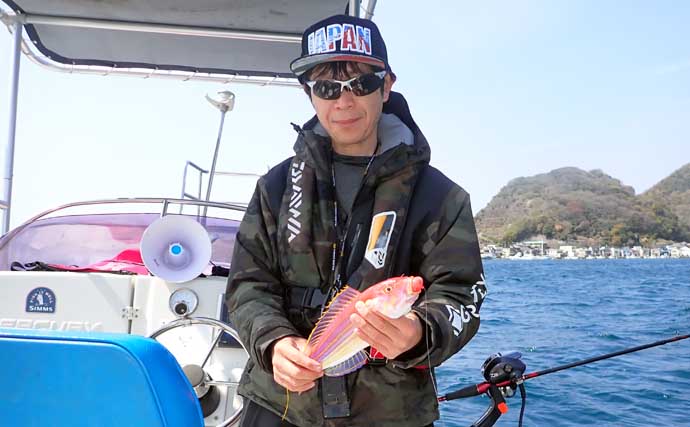 沼津沖ボート釣りで念願のシロアマダイを手中！【静岡】高めのタナ設定が奏功