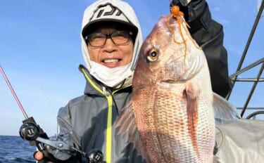 「高価なTGシンカーが餌食に」敦賀沖タイラバ釣行で本命手中もマフグの猛…