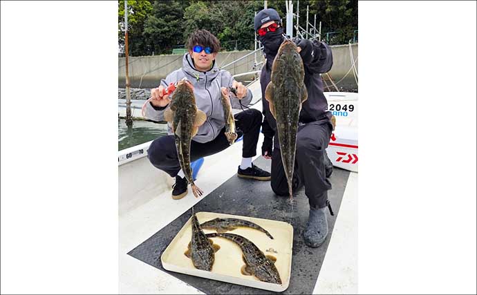 「50cm超えのマゴチが連発！」ボートマゴチゲームが好スタート【沖のルアー釣果速報7選・愛知】