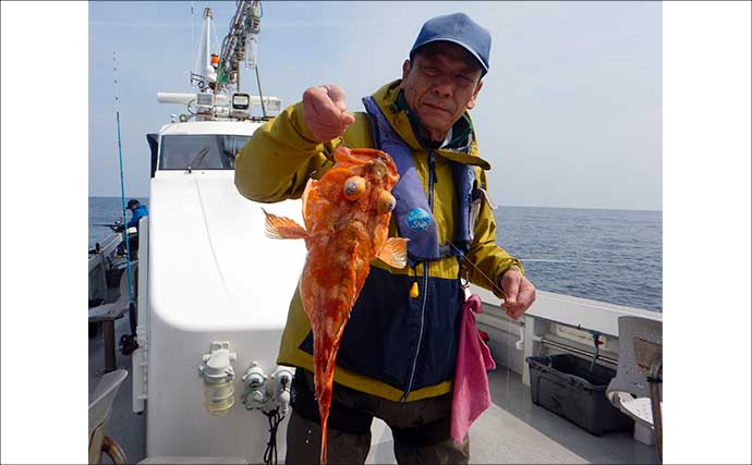 沖五目釣りでタカバ（マハタ）に沖アラカブを好捕【第二大福丸・福岡】