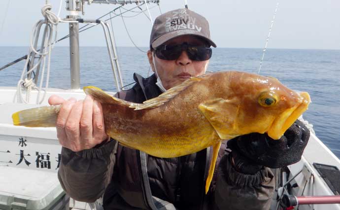 沖五目釣りでタカバ（マハタ）に沖アラカブを好捕【第二大福丸・福岡】
