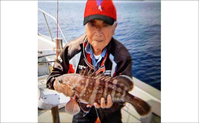 沖五目釣りでタカバ（マハタ）に沖アラカブを好捕【第二大福丸・福岡】